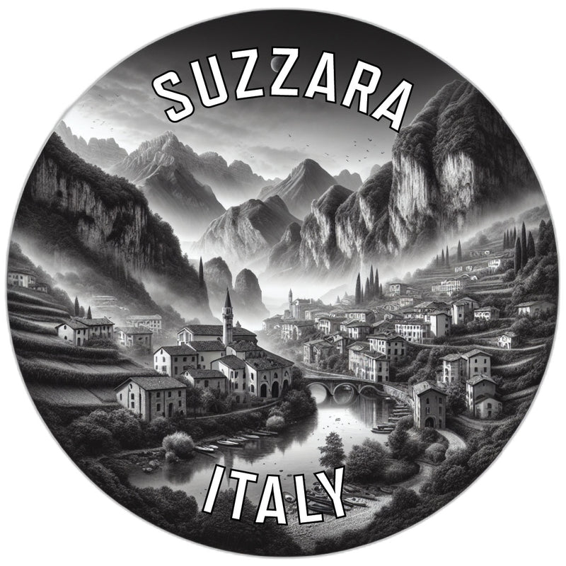 Suzzara Italy Souvenir Die Cut Flat Magnet 2-Inch