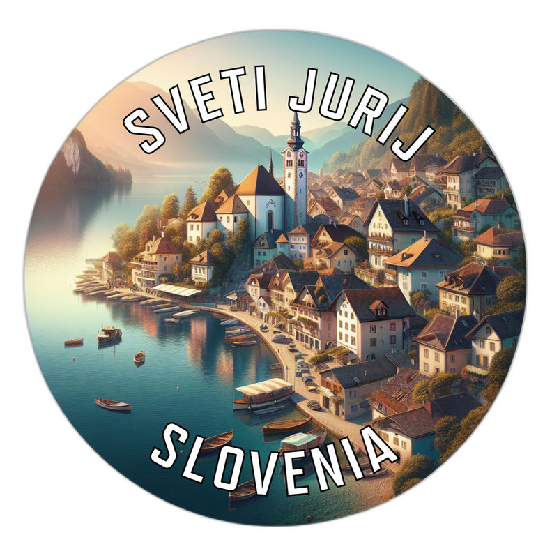 Sveti Jurij Slovenia Souvenir Vinyl Decal Sticker 6-Inch