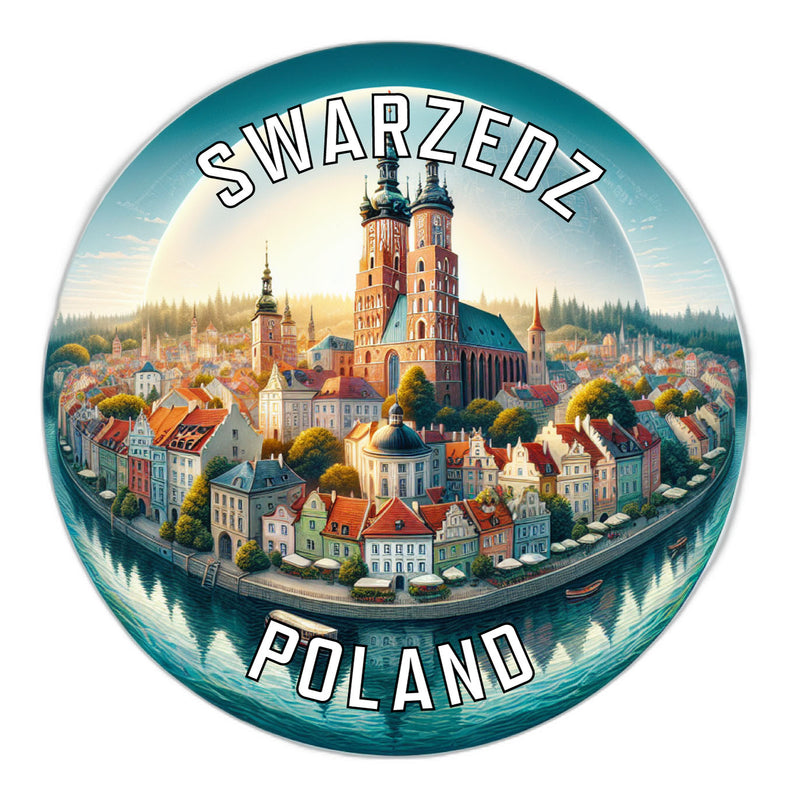 Swarzedz Poland Souvenir Vinyl Decal Sticker 6-Inch