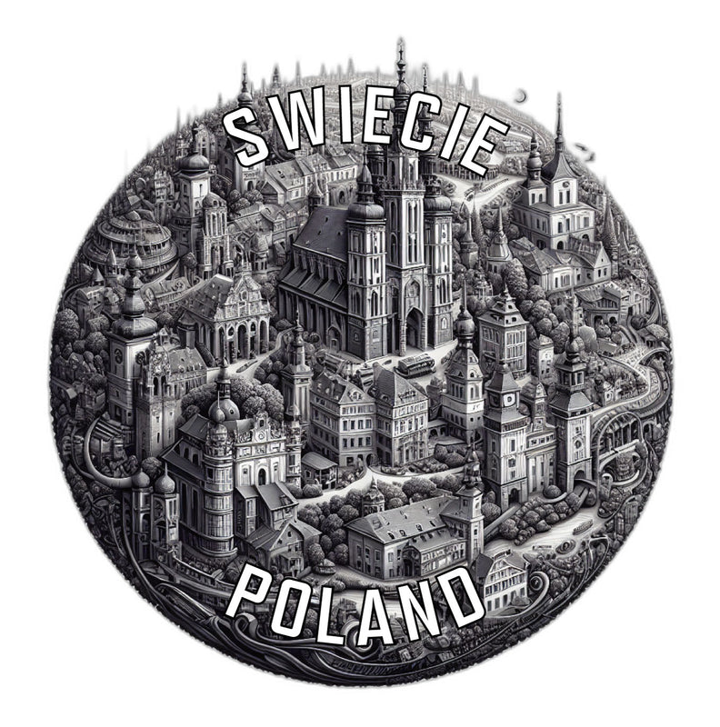 Swiecie Poland Souvenir Vinyl Decal Sticker 6-Inch