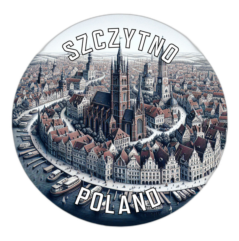 Szczytno Poland Souvenir Vinyl Decal Sticker 2-Inch
