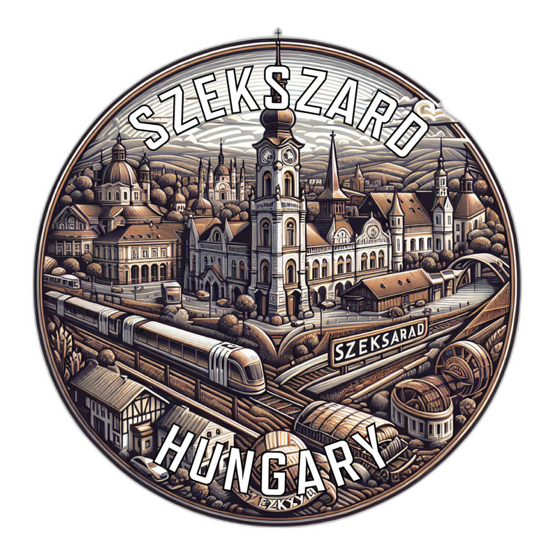 Szekszard Hungary Souvenir Vinyl Decal Sticker 2-Inch