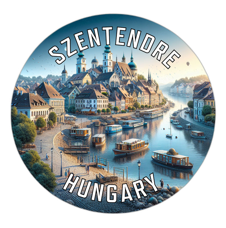 Szentendre Hungary Souvenir Die Cut Flat Magnet 2-Inch