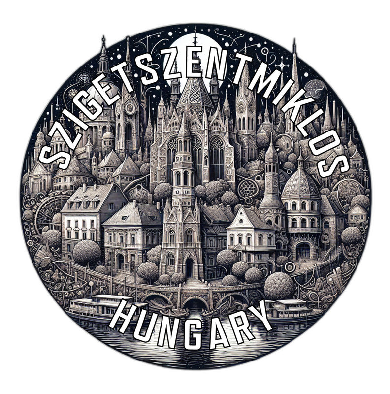 Szigetszentmiklos Hungary Souvenir Vinyl Decal Sticker 6-Inch