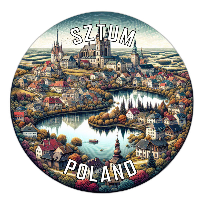 Sztum Poland Souvenir Vinyl Decal Sticker 2-Inch