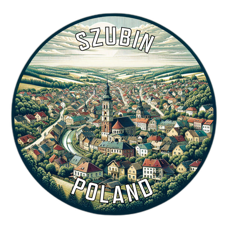 Szubin Poland Souvenir Vinyl Decal Sticker 6-Inch