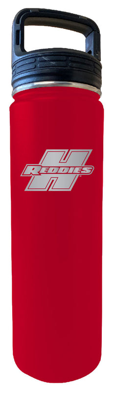Henderson State Reddies 24 oz Engraved Insulated Stainless Steel Tumbler Water Bottle with Screw on Lid Officially Licensed Collegiate Product Red