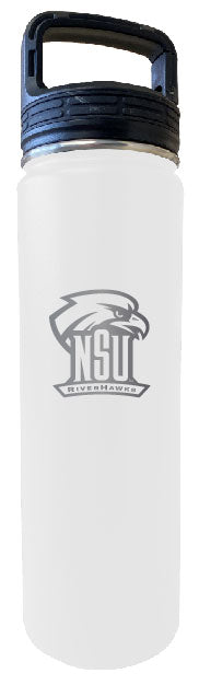Northeastern State University Riverhawks 24 oz Elite Stainless Steel Tumbler - Variety of Team Colors