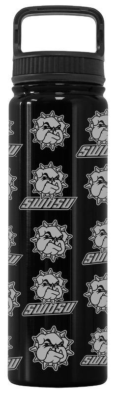 Southwestern Oklahoma State University Officially Licensed 24 oz Engraved Insulated Tumbler Water Bottle with Screw on Lid Black