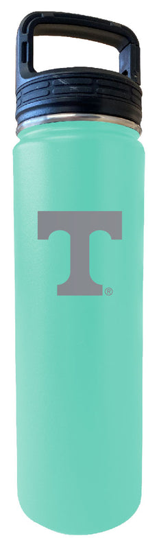 Tennessee Knoxville 24 oz Engraved Insulated Stainless Steel Tumbler Water Bottle with Screw on Lid Officially Licensed Collegiate Product Seafoam