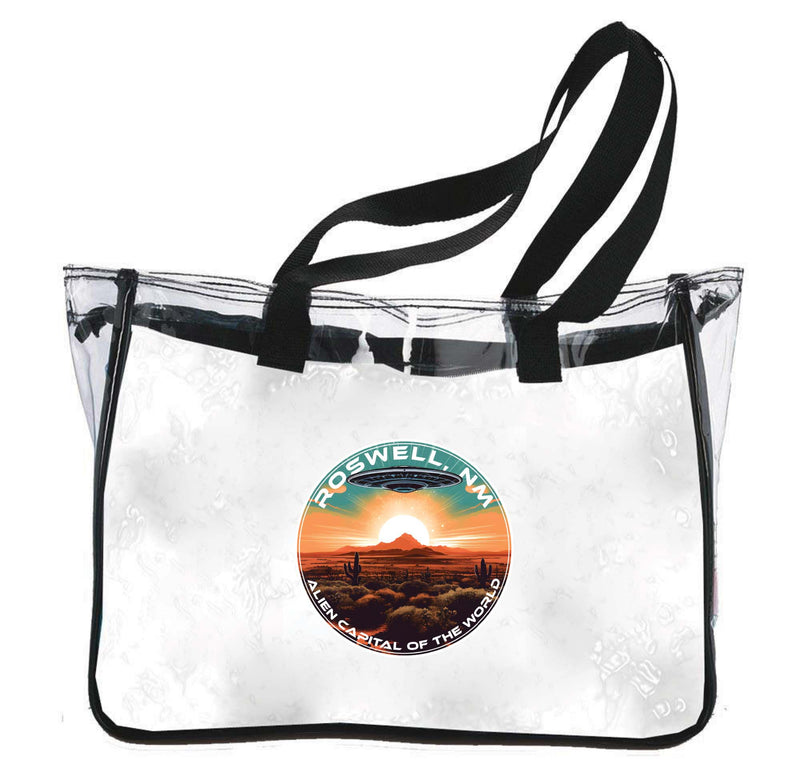 Roswell New Mexico Design A Souvenir Clear Tote Bag