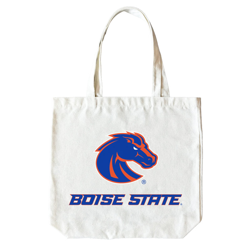 Boise State Broncos 15" x 15" Canvas Tote Bag Officially Licensed – Logo or Medley Design Logo