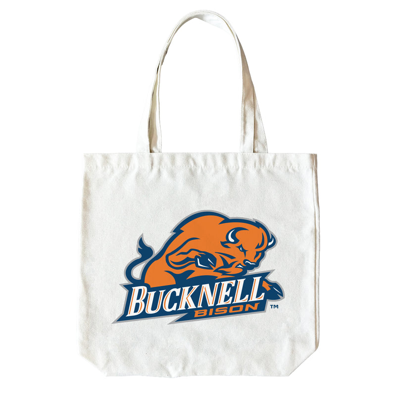 Bucknell University Bison 15" x 15" Canvas Tote Bag Officially Licensed – Logo or Medley Design Logo