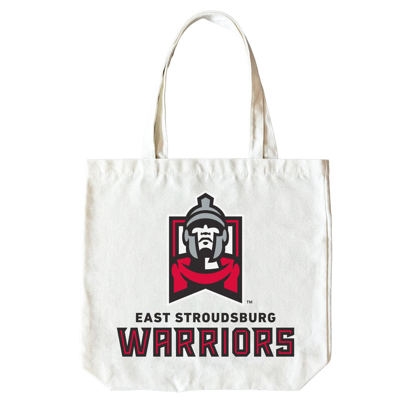 East Stroudsburg University 15" x 15" Canvas Tote Bag Officially Licensed – Logo or Medley Design Logo