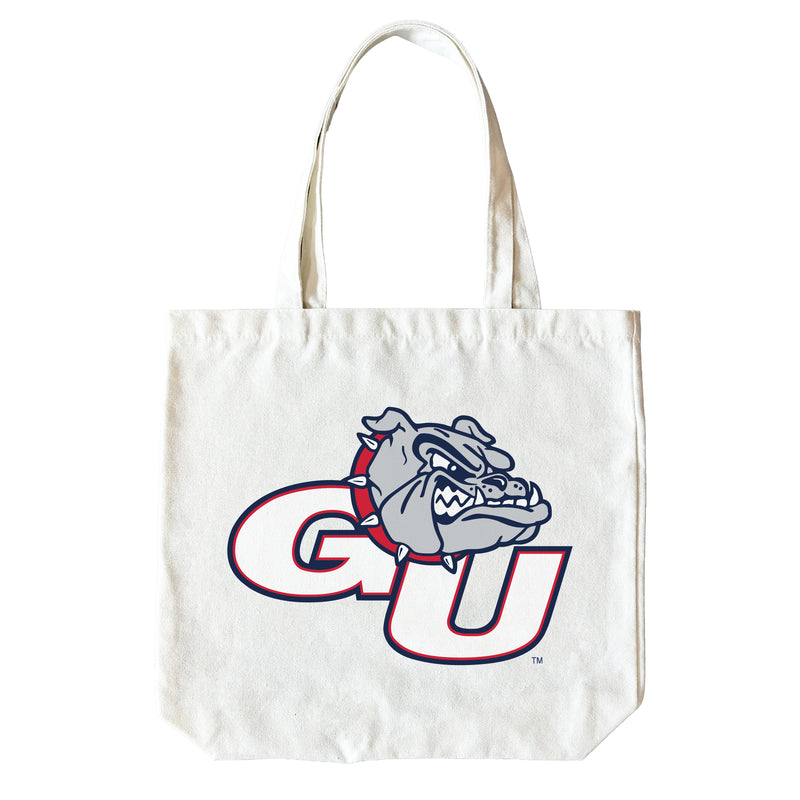 Gonzaga Bulldogs 15" x 15" Canvas Tote Bag Officially Licensed – Logo or Medley Design Logo