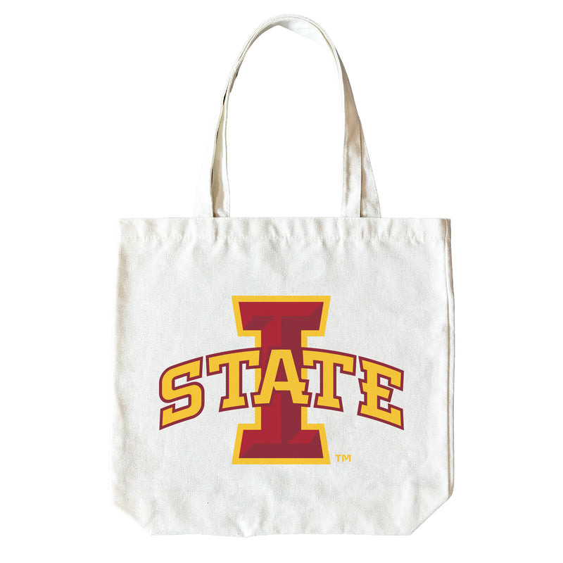 Iowa State Cyclones 15" x 15" Canvas Tote Bag Officially Licensed – Logo or Medley Design Logo