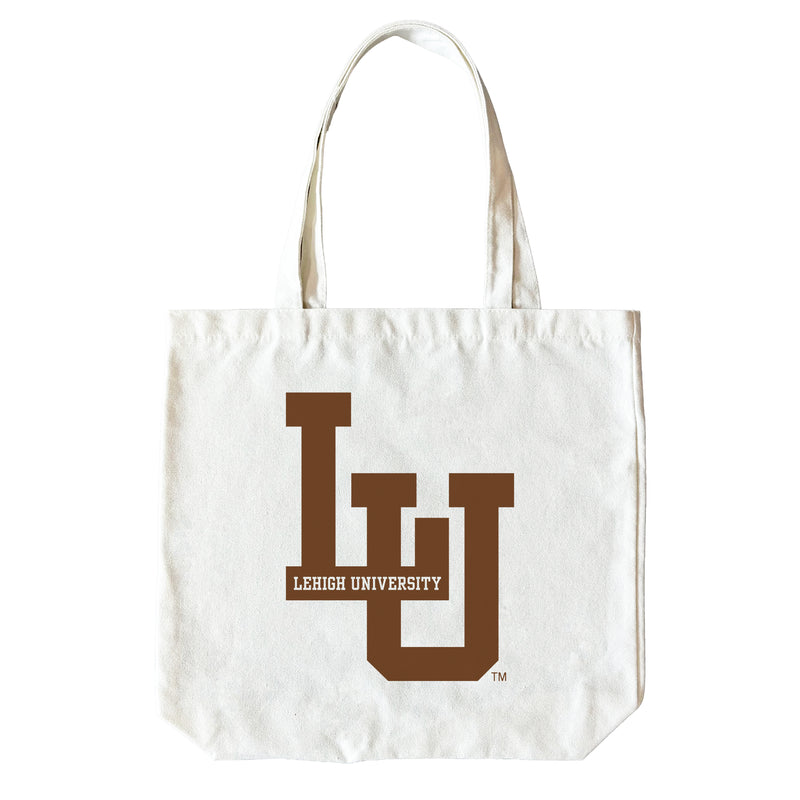 Lehigh University Mountain Hawks 15" x 15" Canvas Tote Bag Officially Licensed – Logo or Medley Design Logo