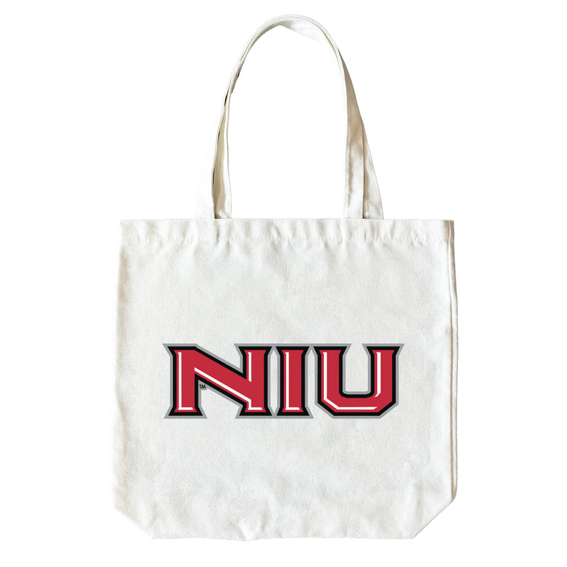 Northern Illinois Huskies 15" x 15" Canvas Tote Bag Officially Licensed – Logo or Medley Design Logo