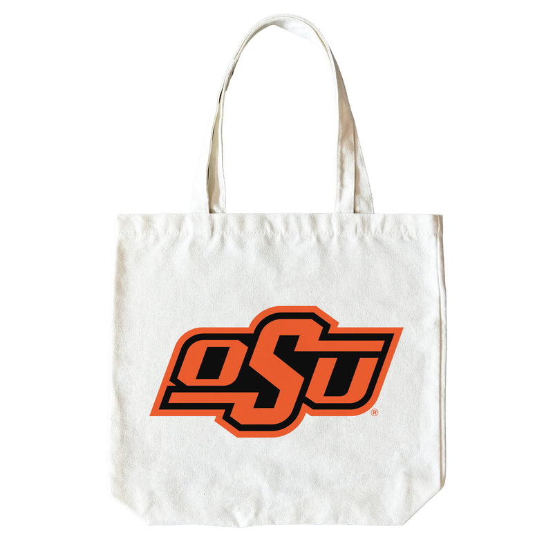 Oklahoma State Cowboys 15" x 15" Canvas Tote Bag Officially Licensed – Logo or Medley Design Logo