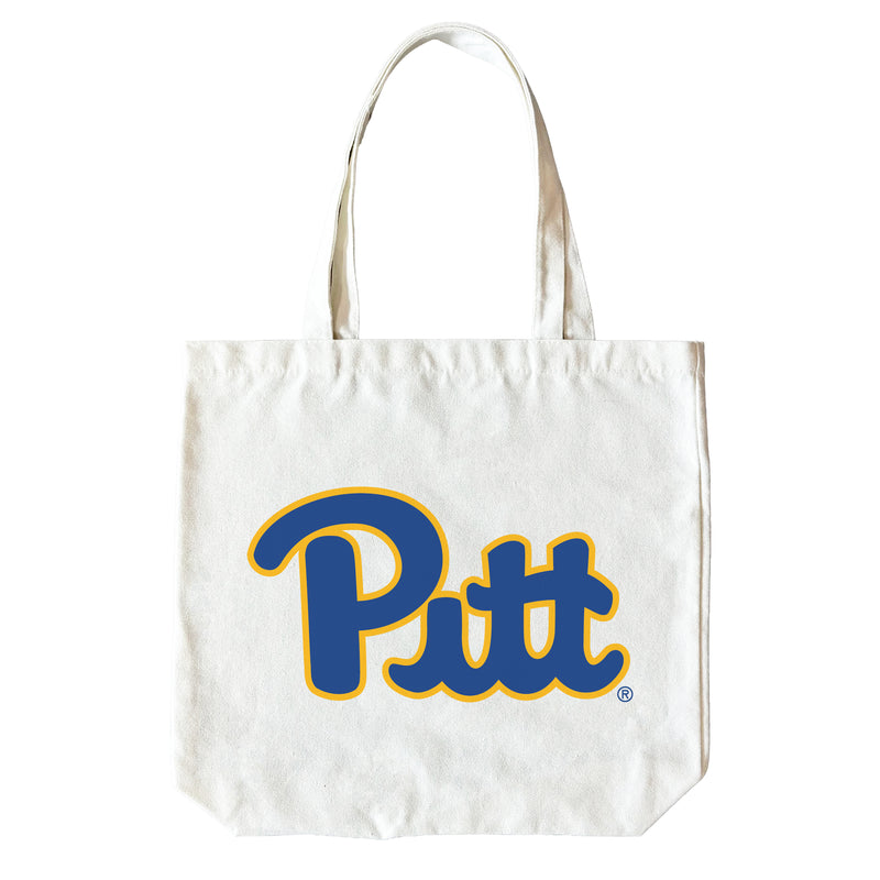 Pittsburgh Panthers 15" x 15" Canvas Tote Bag Officially Licensed – Logo or Medley Design Logo
