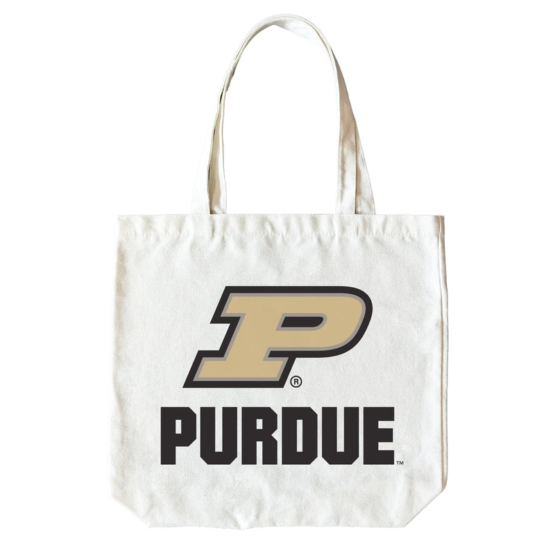 Purdue Boilermakers 15" x 15" Canvas Tote Bag Officially Licensed – Logo or Medley Design Logo
