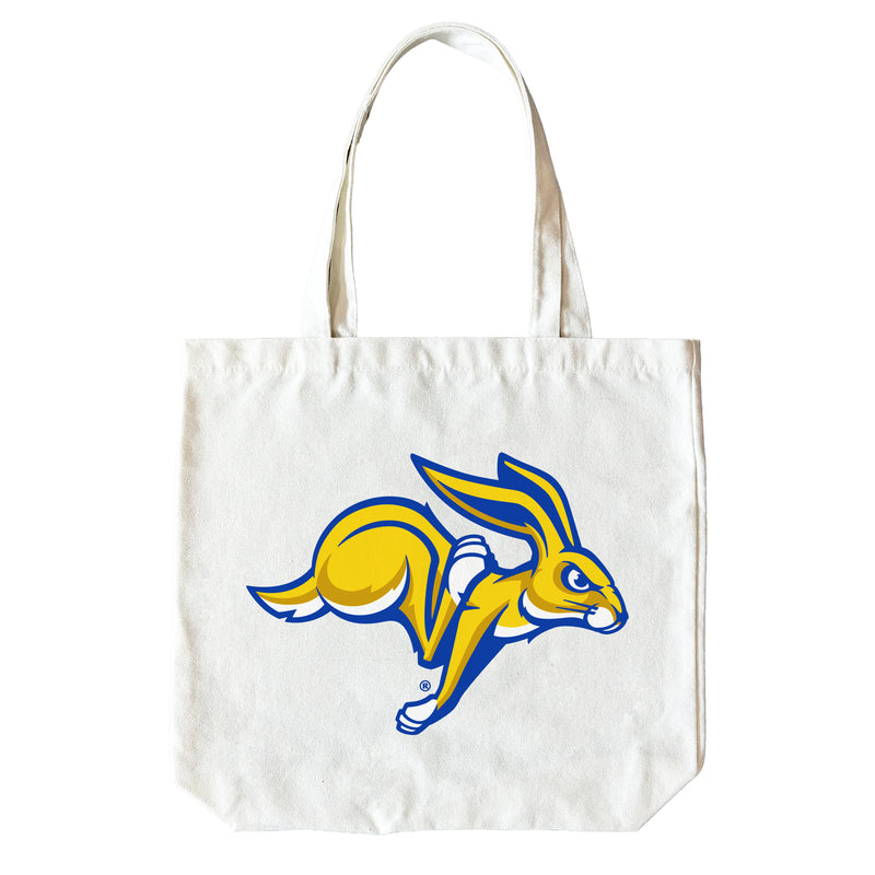 South Dakota State Jackrabbits 15" x 15" Canvas Tote Bag Officially Licensed – Logo or Medley Design Logo