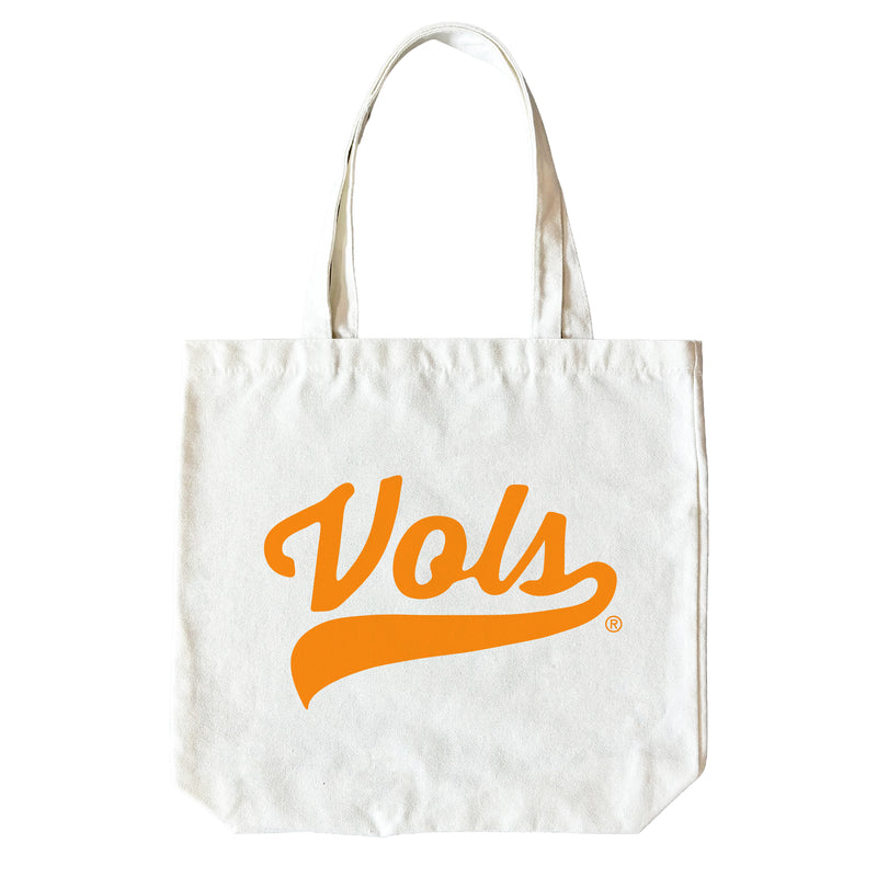 Tennessee Knoxville Volunteers 15" x 15" Canvas Tote Bag Officially Licensed – Logo or Medley Design Logo