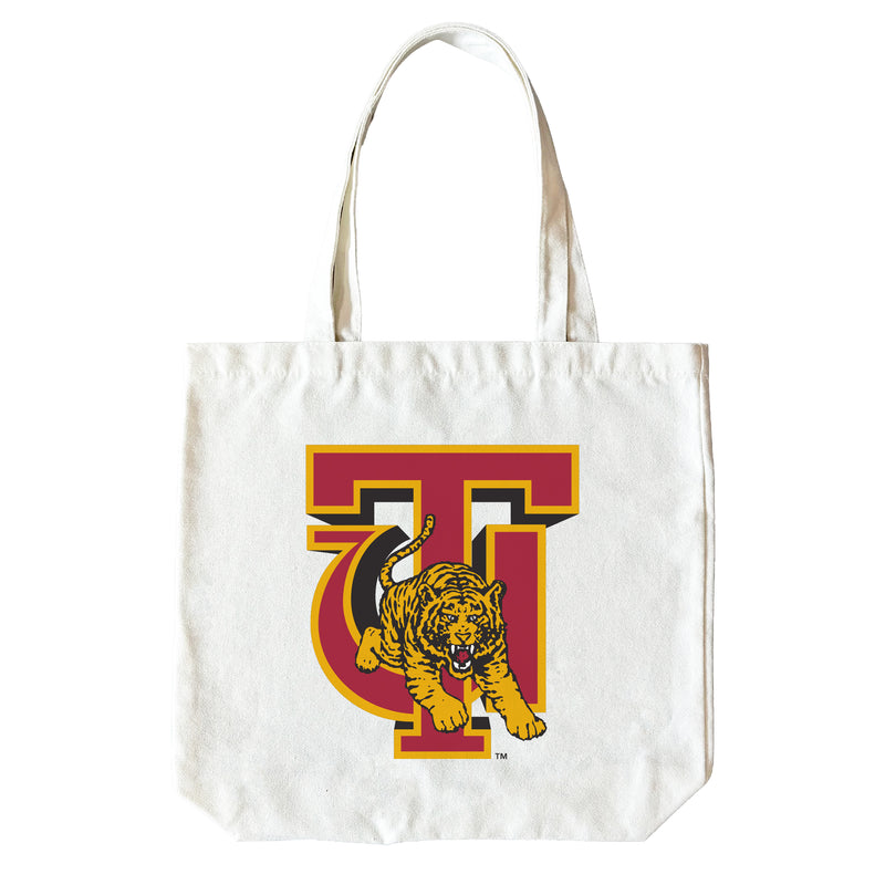 Tuskegee University 15" x 15" Canvas Tote Bag Officially Licensed – Logo or Medley Design Logo