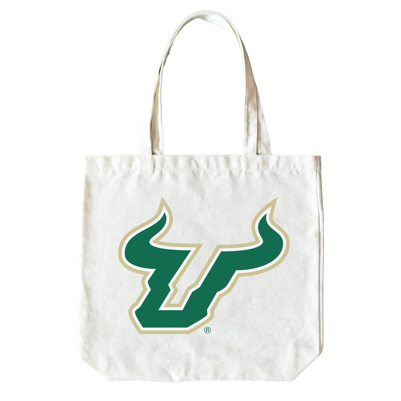 South Florida Bulls 15" x 15" Canvas Tote Bag Officially Licensed – Logo or Medley Design Logo