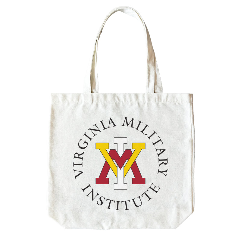 VMI Keydets 15" x 15" Canvas Tote Bag Officially Licensed – Logo or Medley Design Logo