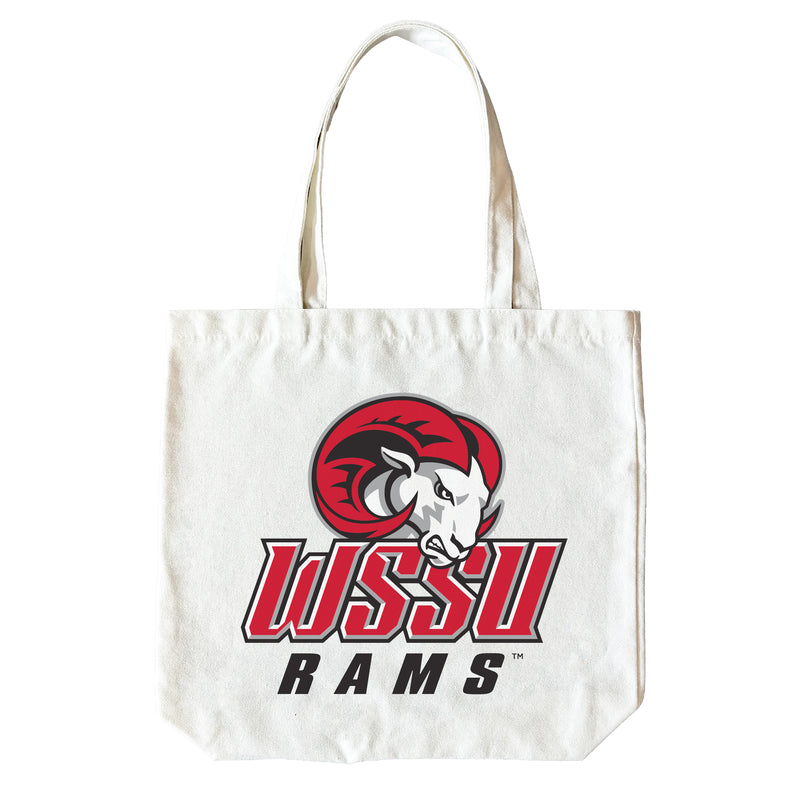 Winston-Salem State 15" x 15" Canvas Tote Bag Officially Licensed – Logo or Medley Design Logo