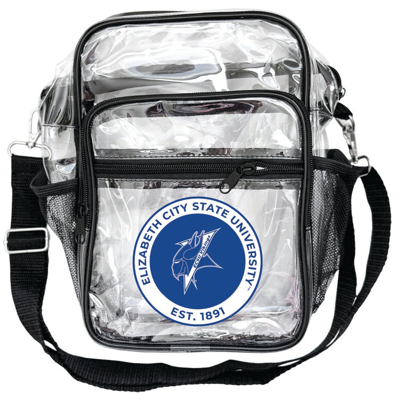 Elizabeth City State University Clear Messenger Crossbody Tote Bag Officially Licensed