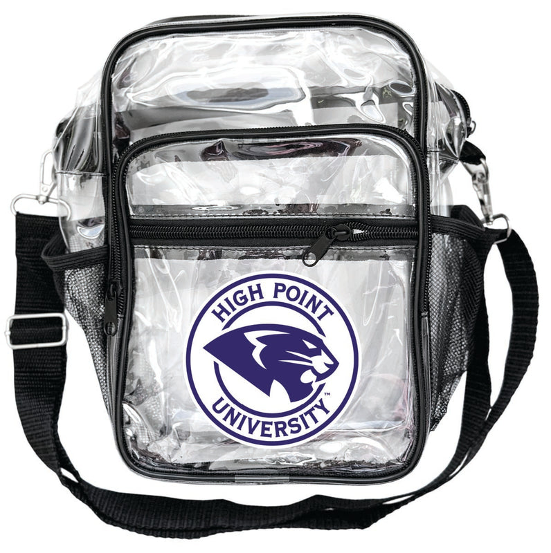 High Point University Clear Messenger Crossbody Tote Bag Officially Licensed