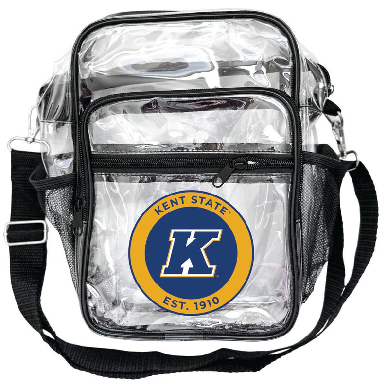 Kent State University Clear Messenger Crossbody Tote Bag Officially Licensed