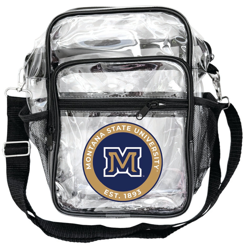 Montana State Bobcats Clear Messenger Crossbody Tote Bag Officially Licensed