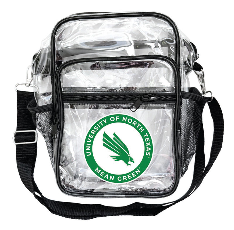 North Texas Clear Messenger Crossbody Tote Bag Officially Licensed