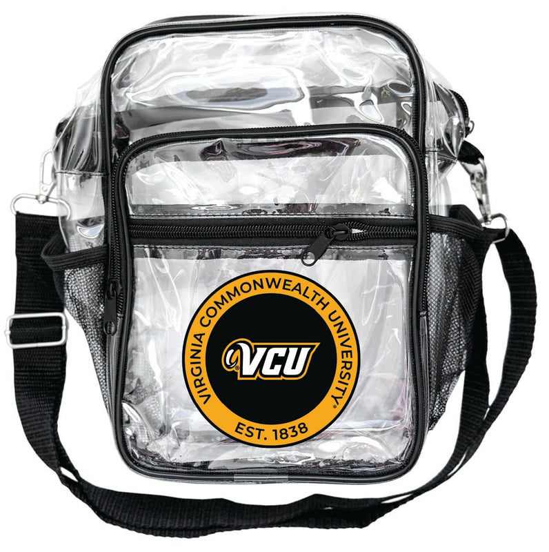 Virginia Commonwealth Clear Messenger Crossbody Tote Bag Officially Licensed
