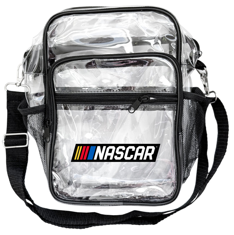 NASCAR Nascar Offic. Licensed Clear Messenger Crossbody Tote Bag