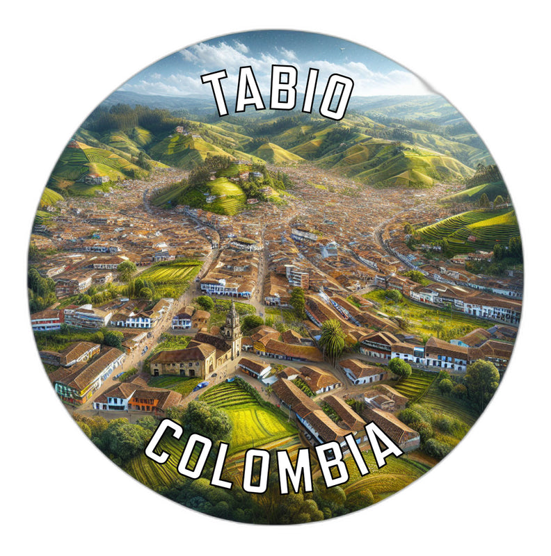 Tabio Colombia Souvenir Vinyl Decal Sticker 2-Inch