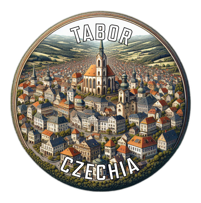 Tabor Czechia Souvenir Vinyl Decal Sticker 6-Inch