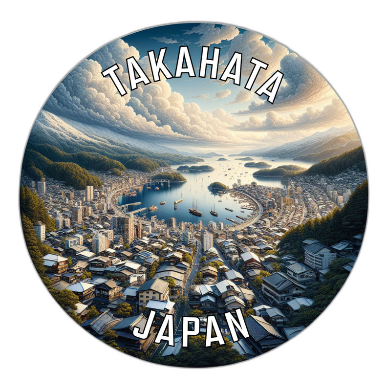 Takahata Japan Souvenir Vinyl Decal Sticker 6-Inch