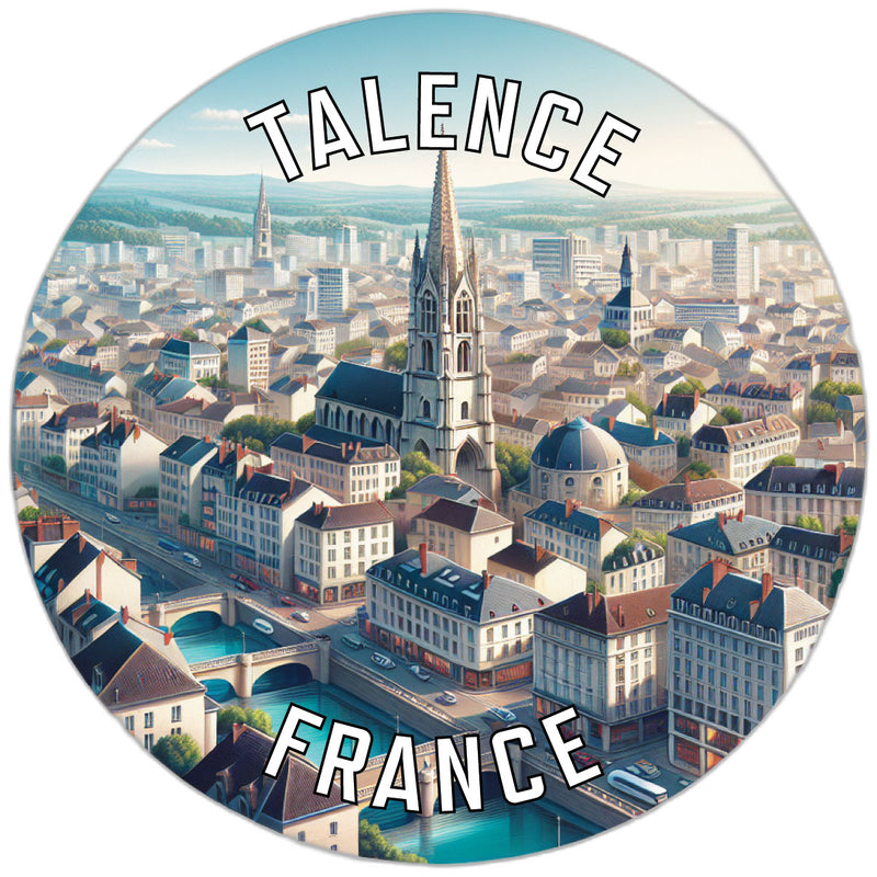 Talence France Souvenir Vinyl Decal Sticker 2-Inch