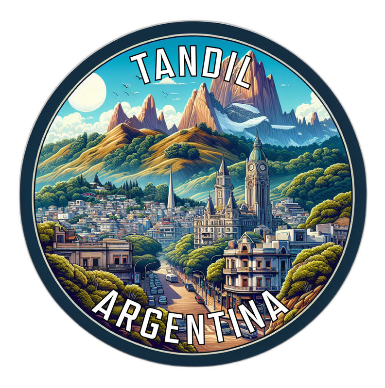 Tandil Argentina Souvenir Die Cut Flat Magnet 6-Inch