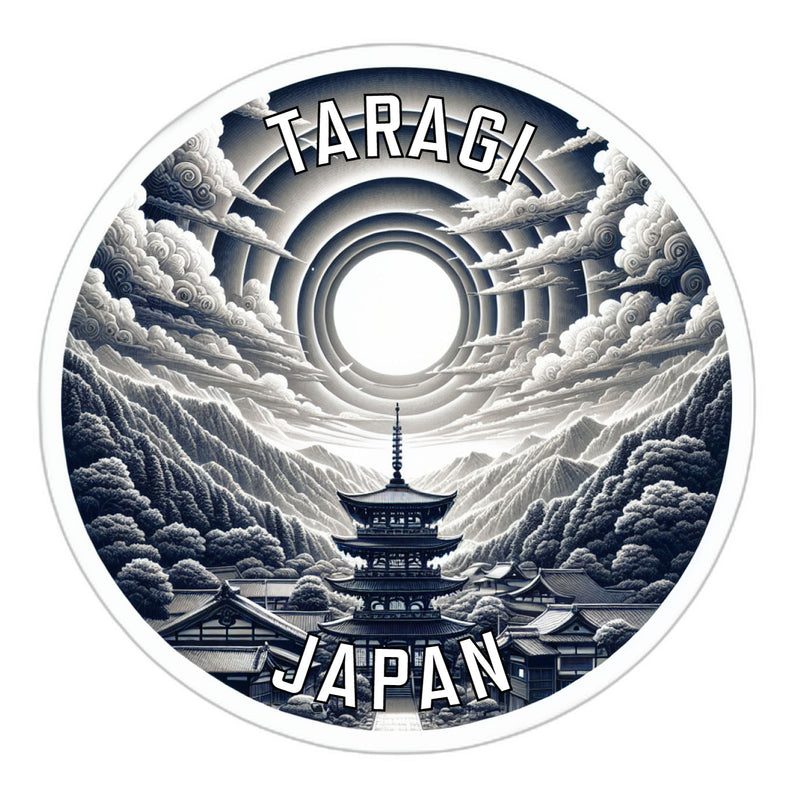 Taragi Japan Souvenir Vinyl Decal Sticker 2-Inch