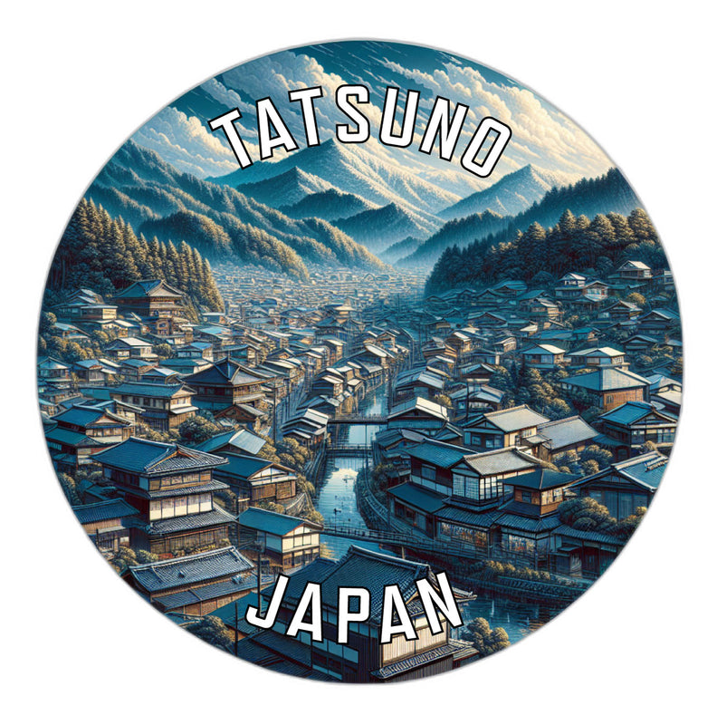 Tatsuno Japan Souvenir Vinyl Decal Sticker 2-Inch