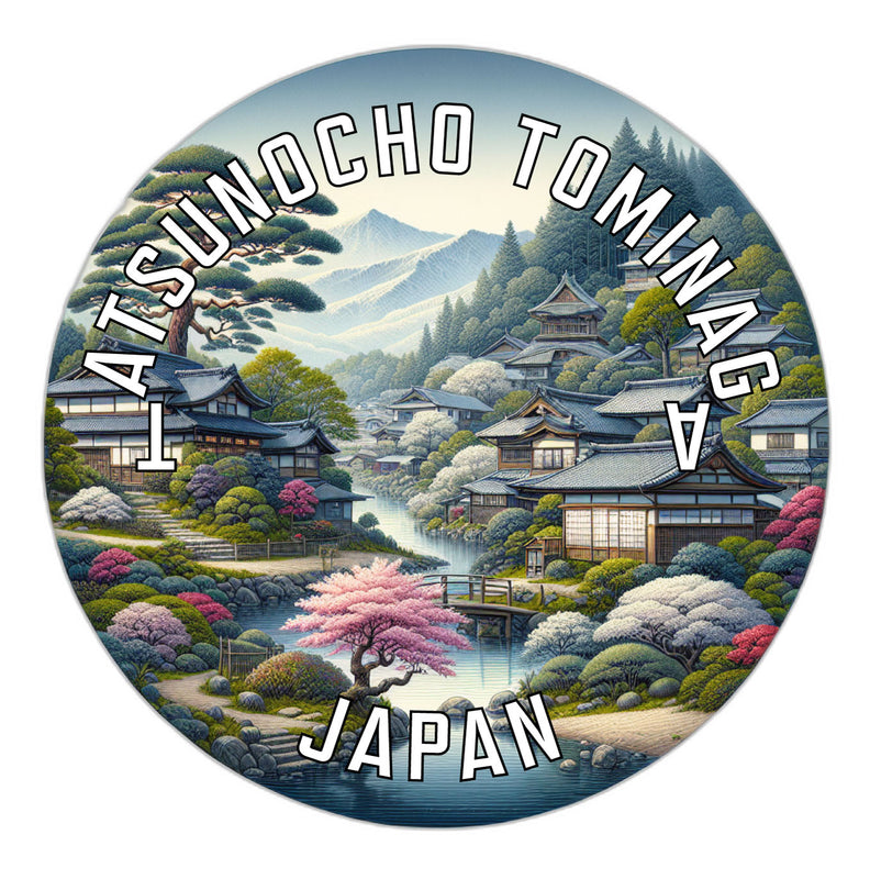 Tatsunocho tominaga Japan Souvenir Die Cut Flat Magnet 6-Inch