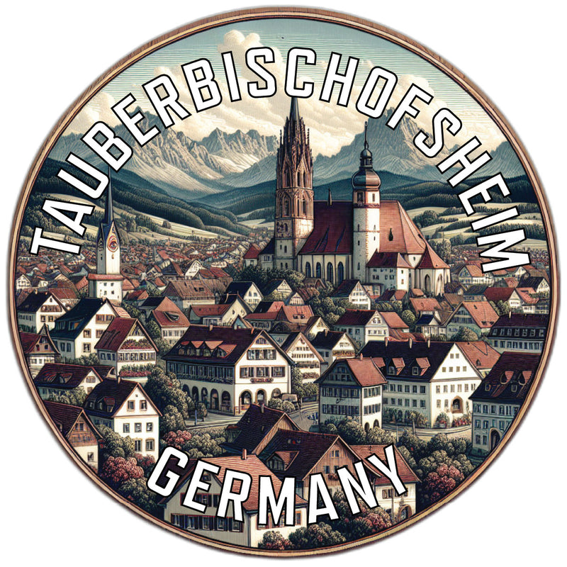 Tauberbischofsheim Germany Souvenir Vinyl Decal Sticker 2-Inch