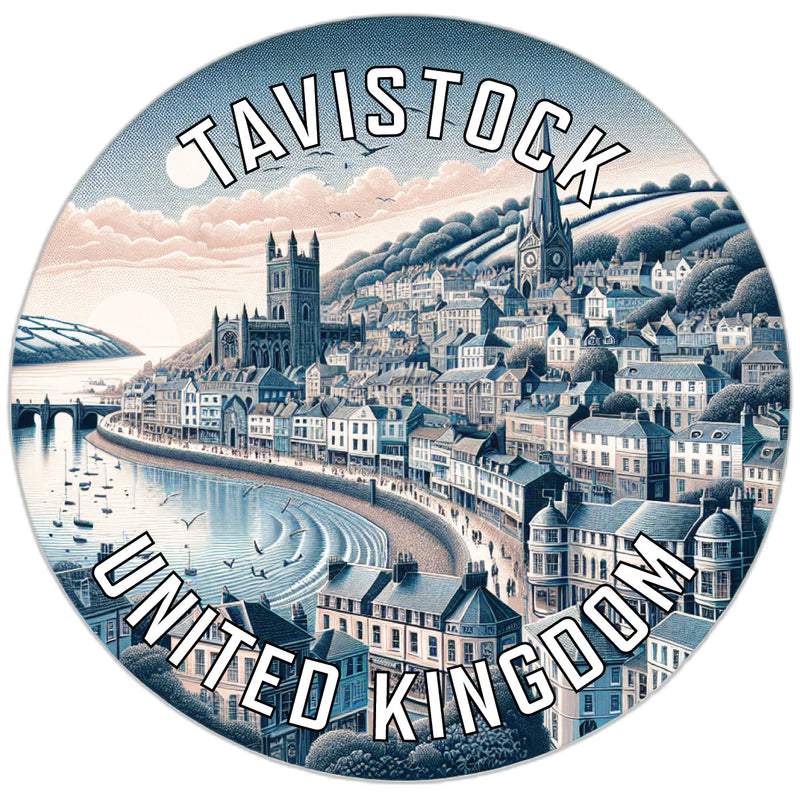 Tavistock United Kingdom Souvenir Die Cut Flat Magnet 2-Inch