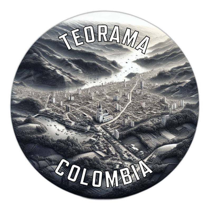 Teorama Colombia Souvenir Vinyl Decal Sticker 2-Inch