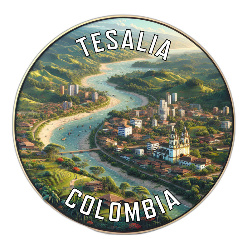 Tesalia Colombia Souvenir Vinyl Decal Sticker 6-Inch